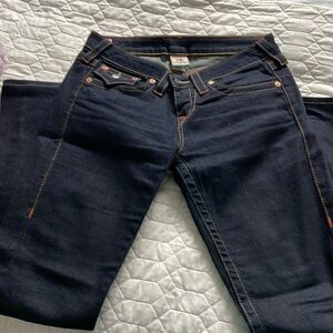 True Religion boot cut dark denim jeans